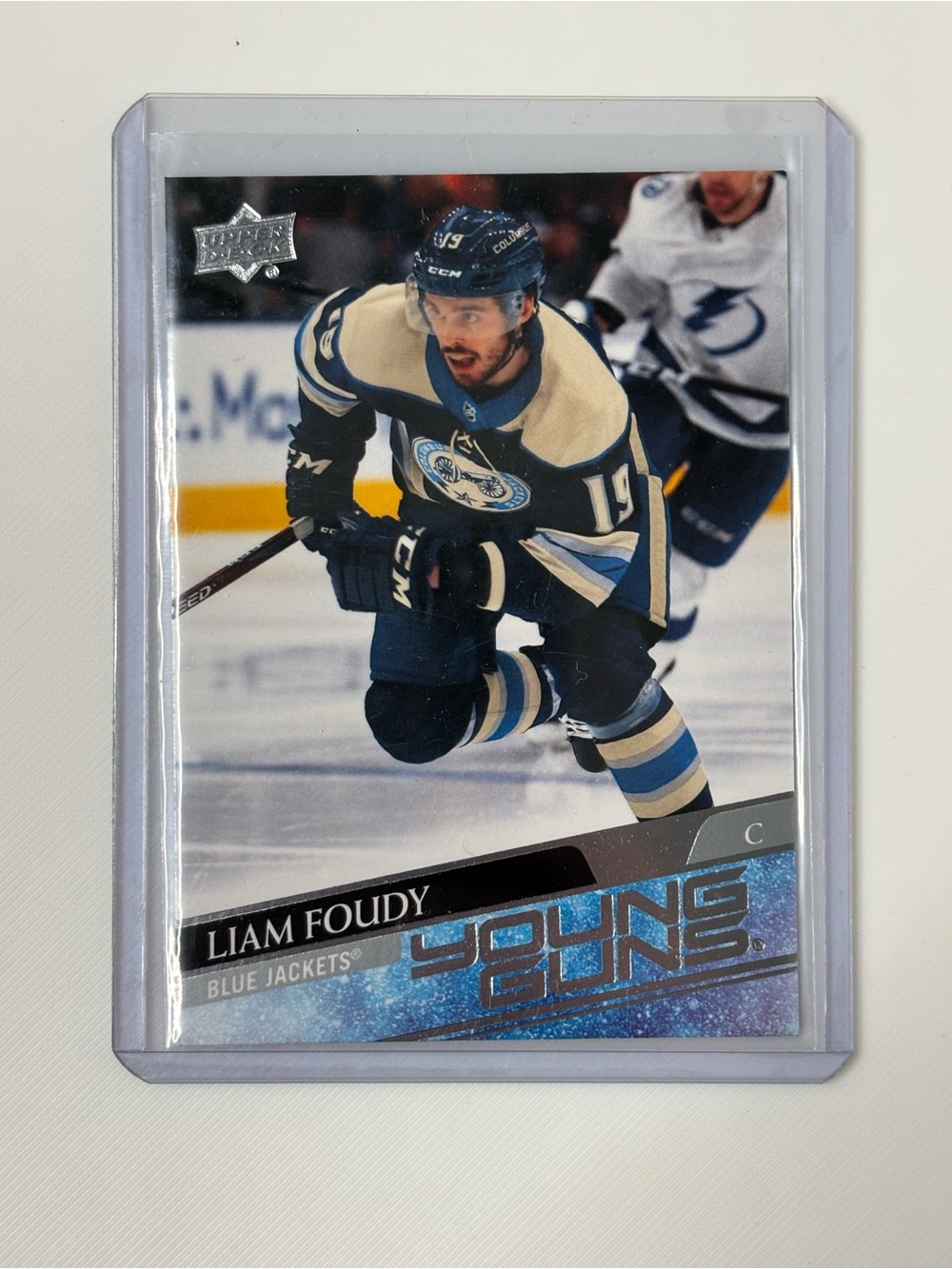 Liam Foudy 2020-21 Upper Deck Young Guns Rookie #224 Columbus Blue Jackets 🏒